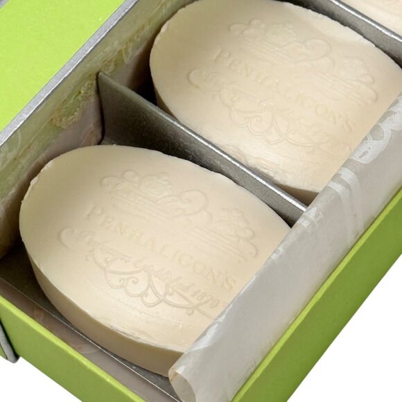 New Penhaligon's Lily Of The Valley Soap Set of 3 x 3.52 OZ Floral Designer - Picture 6 of 7